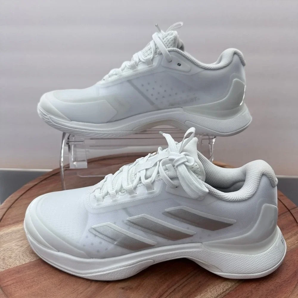 adidas Avacourt 2 Tennis Shoes Womens 7.5 White Silver‎ IG3030 Repetitor Torsion